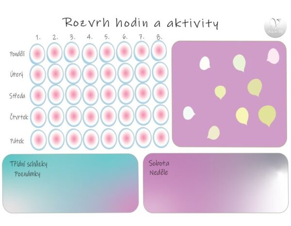 Rozvrh hodin a aktivity